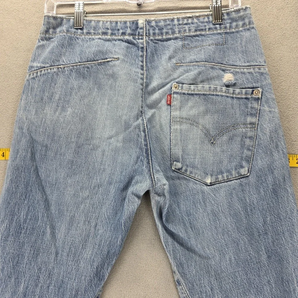Vintage Levis Engineered Jeans Mens Blue Twisted One Pocket Zip Fly Fits 28x26